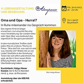 Banner Oma und Opa - Hurra!? sechsteilige Gesprächsreihe