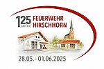 Logo Feuerwehrfest - 125 Jahre Freiwillige Feuerwehr Hirschhorn - Gründungsfest mit Fahnenweihe