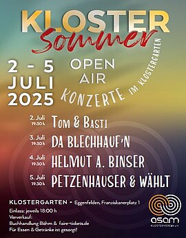 Banner Klostersommer OpenAir - HELMUT A. BINSER - "Ha?"