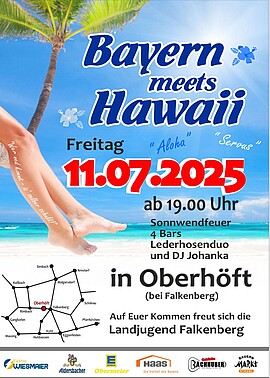 Banner Bayern meets Hawaii