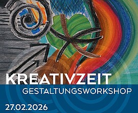 Banner Gestaltungsworkshop "Kreativzeit"
